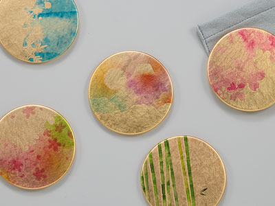 日本の情景を映す、金沢箔コンパクトミラー 「SCENE（シーン）ラウンドミラー」に新ラインナップ登場